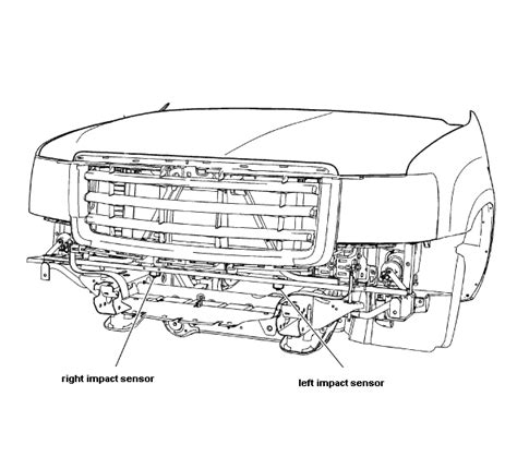 chevy silverado airbag sensor location